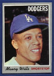 1970 Topps Baseball Cards      595     Maury Wills